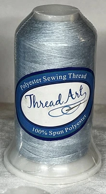 New Thread Art Thread 600 Meter 100% Spun Polyester #320 Dana Blue - Image 1 of 2