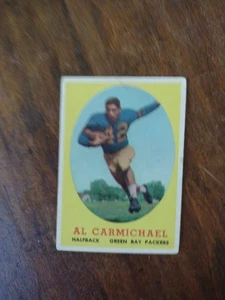 1958 Topps #31 Al Carmichael Green Bay Packers en muy buena condición - Imagen 1 de 2