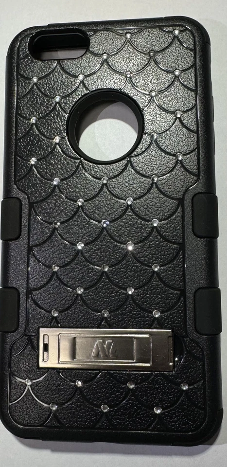 Diamantes híbridos MyBat TUFF para iPhone 6 Plus y 6S Plus negro/negro Foto 1 de 1