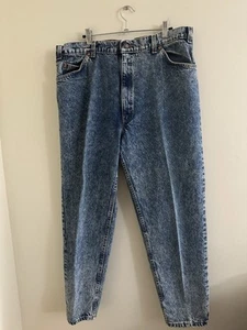 Vintage 90s Orange Tab Levi’s 550 Relaxed Fit Tapered Leg Blue Jeans Size 40x30 - Picture 1 of 6