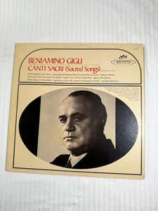 Beniamino Gigli ‎– Canti Sacri (Sacred Songs) (Recorded 1932-47) LP 1967 Vinyl - Imagen 1 de 5