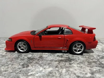 Maisto 2000 Ford SVT Mustang Cobra R 1:18 Diecast Modelo Coche Rojo - Con Estuche Foto 1 de 4