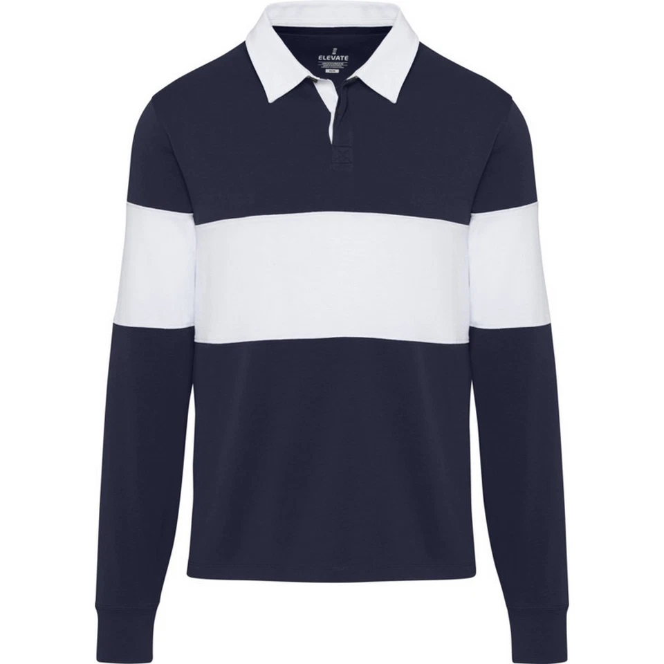 Elevate - Sudadera de Polo Clyde de Algodón Orgánico Rugby para Adultos Unisex - Imagen 1 de 3