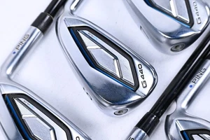 Ping G440 Irons / 5-PW+GW+SW / Blue Dot / Stiff Flex MMT Black 105 Shafts - Picture 1 of 7