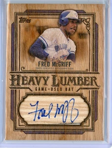 2025 Topps Update Heavy Lumber HALRU-FM Fred McGriff Auto - Picture 1 of 2