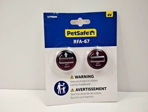 NEW PetSafe  RFA-67 6 Volt Battery Module 2 Pack - Picture 1 of 2
