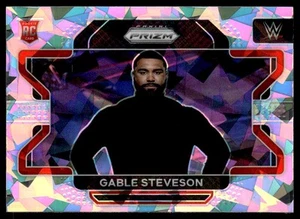2022 Panini Prizm WWE Cracked Ice Gable Steveson RC #23 - Picture 1 of 2