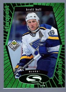 * 1998-99 UD Choice - StarQuest Green #SQ22 - BRETT HULL - Picture 1 of 2