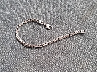 altes 925er Silber-Armband - Königskette, Vintage, Retro, elegant, edel, selten - Bild 1 von 3