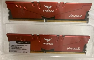 TEAMGROUP T-Force Vulcan Z 32GB (2x16) 3200 DDR4 (TLZRD416G3200HC16FBK) - Picture 1 of 2