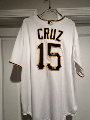 Pittsburgh Pirates Oneil Cruz Autographed Black Nike Jersey Size XL Beckett Cert - Image 1 of 3