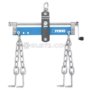 NIVELADOR DE GRÚA Y PONTE 680 KG CON MANIVELA PARA MOTORES FERVI 0147 - Picture 1 of 1