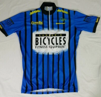 Camiseta deportiva VOmax Landrys bicicletas carreras ciclismo 1/2 cremallera manga corta para hombre L 4 Foto 1 de 4