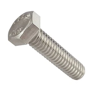 Bulloni testa esagonale 1/4-20 x 1" acciaio inox completamente filettati quantità 50 - Foto 1 di 7