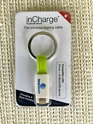 inCharge Ultra Portable Charging / Sync Keychain Cable Compatible With...iPhone - Image 1 of 2