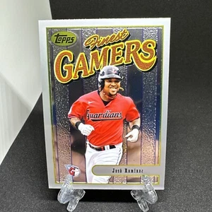 2023 Topps Finest Gamers Jose Ramirez #107 Cleveland Guardians - Picture 1 of 2
