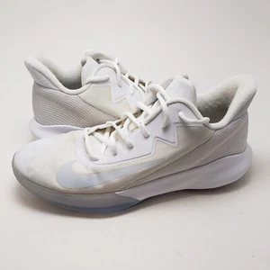 Mens Nike Precision 4 White Basketball Sneakers Shoes CK1069-100 Size 10 - Picture 1 of 7