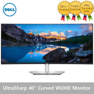 DELL UltraSharp U4021QW 40" Curved WUHD Monitor 5120x2160 IPS LED - Tracking_ - Image 1 of 4