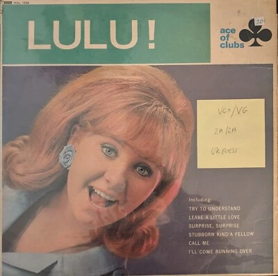 Lulu Lulu! Vinyl Record VG+/VG Mono ACL1232 1967 - Imagem 1 de 2
