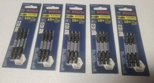 Lot of 5Bosch ITDESQ32503 3 Pc. Impact Tough 2.5 In. Square #3 Double-Ended Bit - Picture 1 of 3