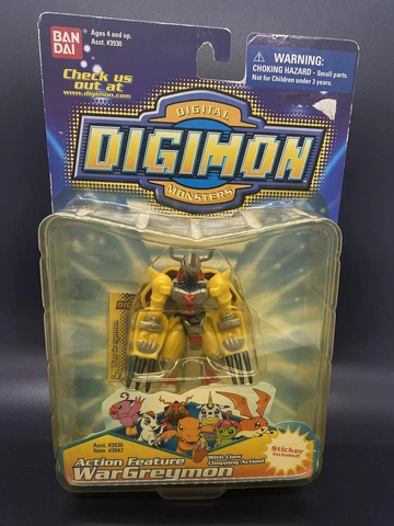 Digimon Wargreymon (Digital Monsters Vintage Bandai) 1999 Action Figure SEALED Cover