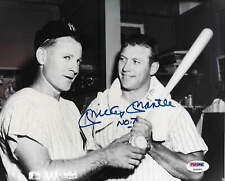 Photo signée Mickey Mantle Yankees de New York 8x10 autographe PSA/ADN 10e