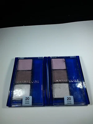 x2 Maybelline Expert Wear Eye Shadow 20 Crown Jewels *unsealed* - Image 1 of 4