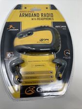 GPX Rugged Sports AM/FM Armband Radio, Headphones Jogging A2098RSYEL New Sealed