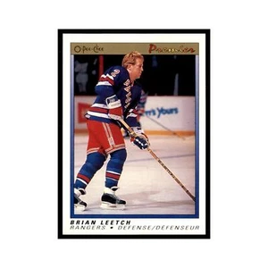 1990-91 O-Pee-Chee Premier Brian Leetch New York Rangers #61 - Picture 1 of 3