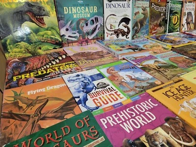 Lot of 5 Dinosaur Prehistoric Era Mammal Educational Kids Children Books RANDOM - Image 1 of 4
