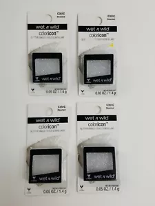 (Lot of 4) WET N WILD Color Icon Glitter Single - Bleached (CARDED) (Free Ship) - Picture 1 of 2