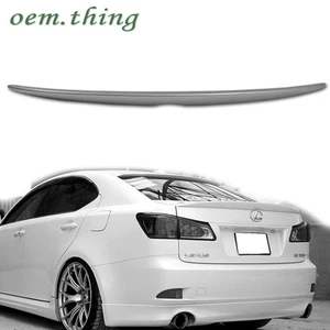 06-12 Fit For Lexus IS250 IS F ABS 4D Sedan Trunk Spoiler OE Type Painted #1G1 - Picture 1 of 1