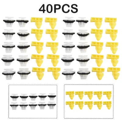 40x Para Nissan Juke Murano X-Trail T31 Arco de Rueda Clips de Ajuste Moldura de Ala Foto 1 de 4