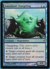 Amoeboid Changeling FOIL Lorwyn PLD Blue Common MAGIC CARD (ID# 209261) ABUGames