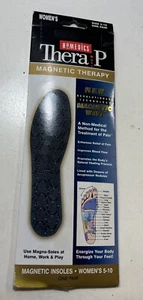 New Magnetic Homedics Thera P Insoles Cushioned Women's Size 5-10 One Pair - Picture 1 of 6
