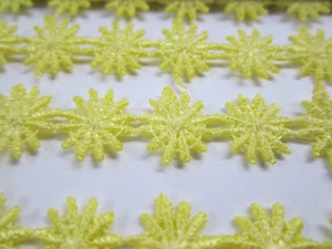 2 Meter Yellow Gpo Tip 1,3cm Wide High Quality Trims Nichtelastisch - Picture 1 of 4