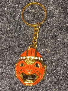 PORTACHIAVI ROSSO MASCHERA TAI VINTAGE - Foto 1 di 2
