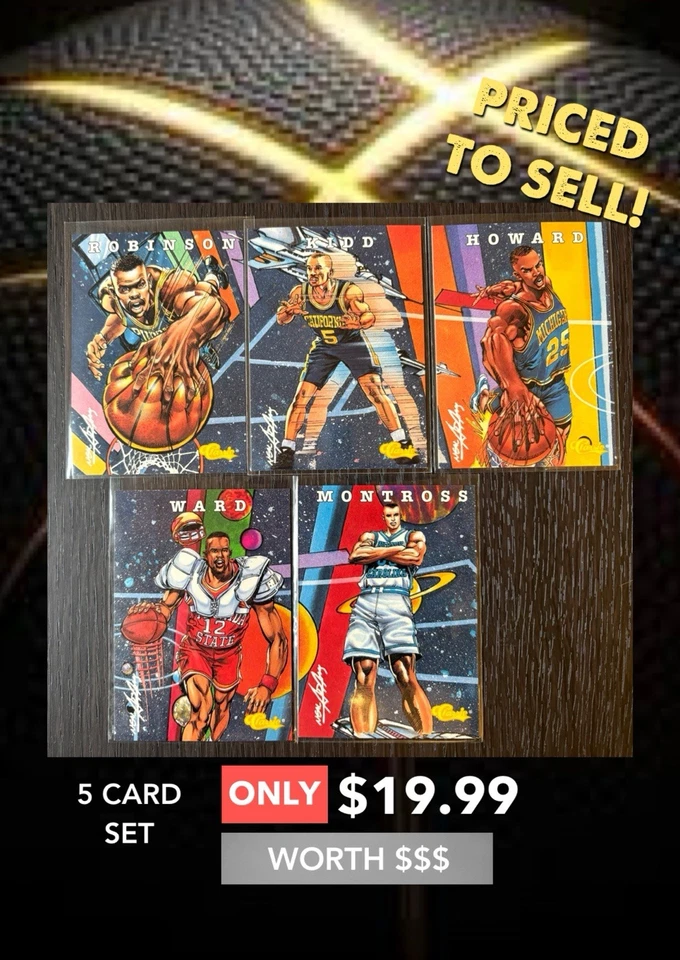 Juego de ilustración de baloncesto clásico 1994 Foto 1 de 4