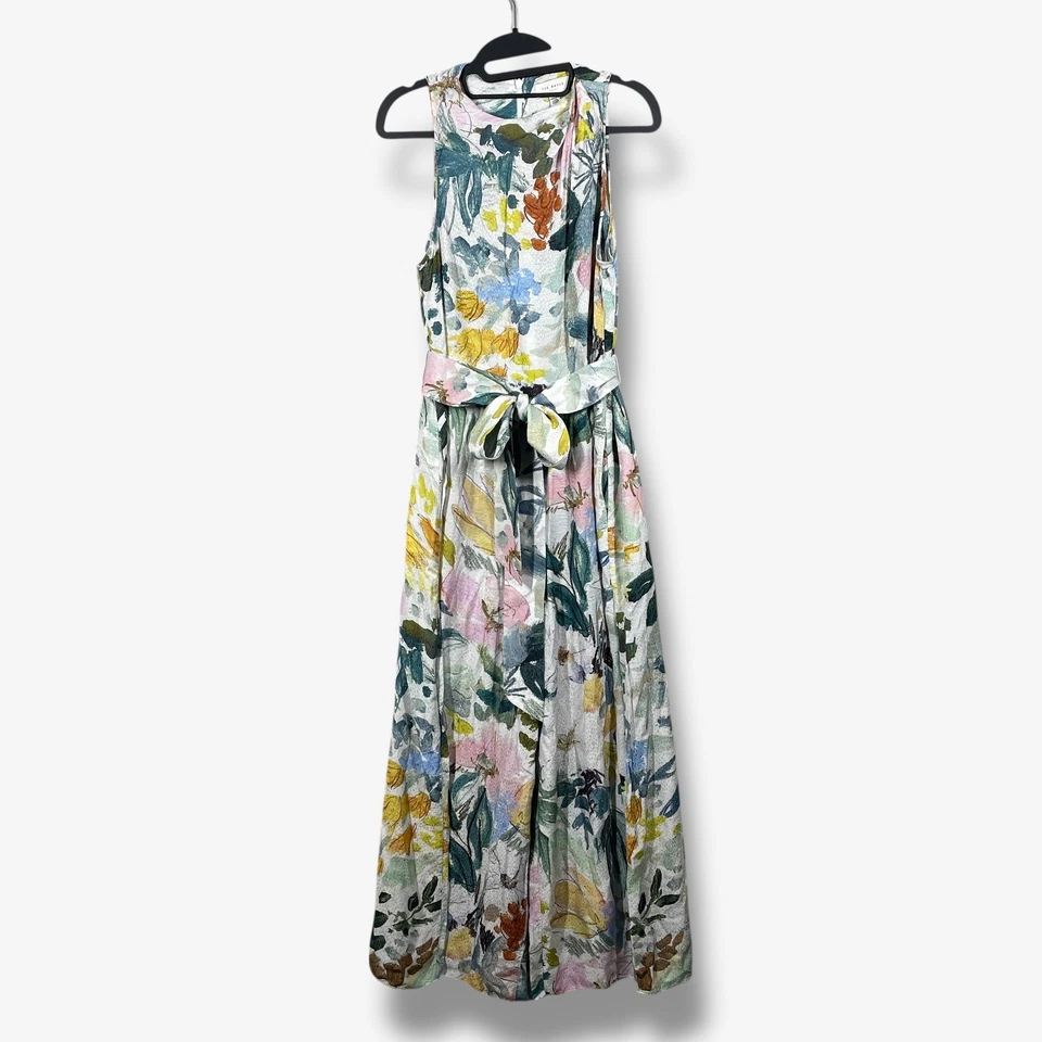 Ted Baker London Mujer Estampado Floral Sin Mangas Body Mujer 4 Bohemio Playa Foto 1 de 4