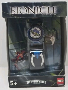 Reloj Lego Bionicle 2005 nuevo en caja Metro Nuf Visorak negro azul RARO #4271028 - Imagen 1 de 6