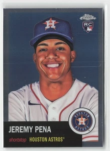 Topps 2022 cromo platino aniversario Jeremy Peña #377 Astros novato radiocontrol - Imagen 1 de 2