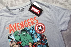 Marvel Avengers T Shirt Men's Size L New NWT Hulk Thor Captain America Iron Man - Picture 1 of 7