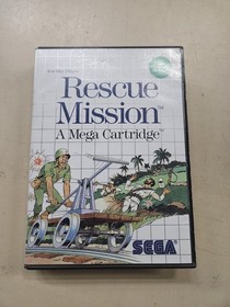Rescue Mission Sega Master System Complete With Manual