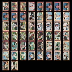 1955 Bowman Lot 50 Vintage Baseball Cards Dealer Bulk Set Builder Commons VG MLB - Picture 1 of 12