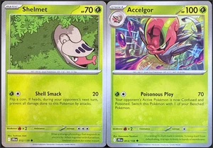 Helm - 012/159 + Accelgor - 013/159 - Journey T. - Evolution Set - NM/M - Bild 1 von 1