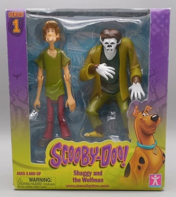 Juego de figuras de acción Scooby-Doo Shaggy & the Wolfman serie 1 NUEVO Foto 1 de 4