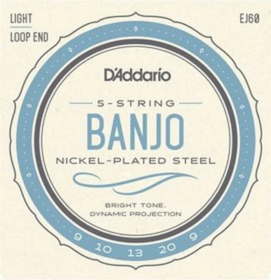 Cuerdas Para Banjo D'Addario EJ60 De 5 Cuerdas En Hobgoblin Music - Immagine 1 di 2