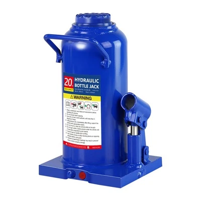 20 Ton Auto Car Repair Manual Handle Hydraulic Welded Bottle Jack Blue Foto 1 de 4