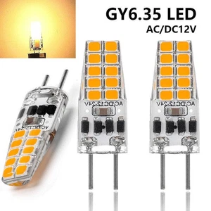 4x GY6.35 LED 5W AC/DC12V light bulb energy saving lamp warm white pin base - Picture 1 of 9