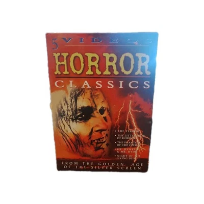 Horror Classics From The Golden Age (VHS, 2000, 5-Tape Box Set) - Image 1 of 4